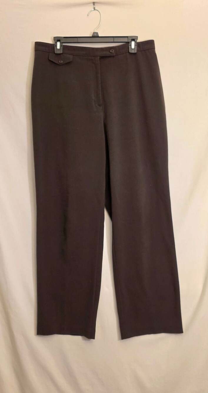 Women's Dark Brown Tailored Pants